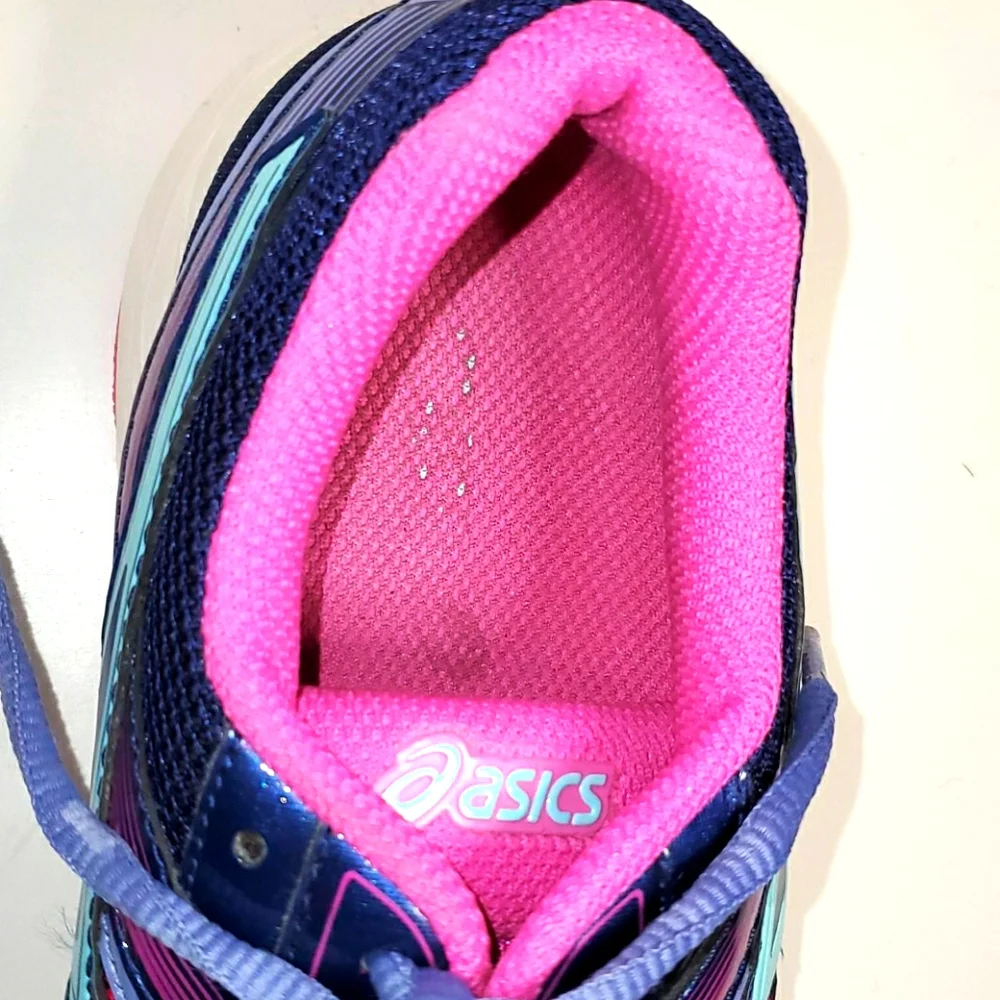 ASICS T5F9N Pink Blue Gel Contend 3 Sneakers EUC - Picture 8 of 13